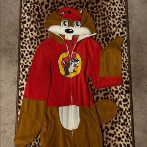 Red and Brown Buc-ees Onesie
